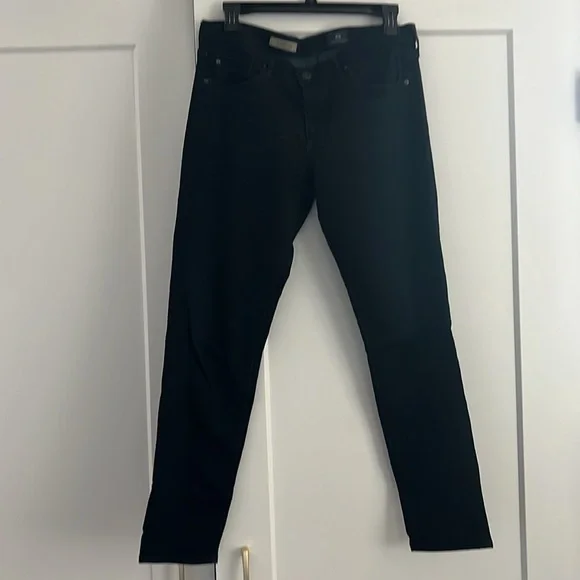 Ag Adriano Goldschmied Jeans The Stevie Slim Straight Ankle Dark Wash Size 30 - Picture 1 of 9